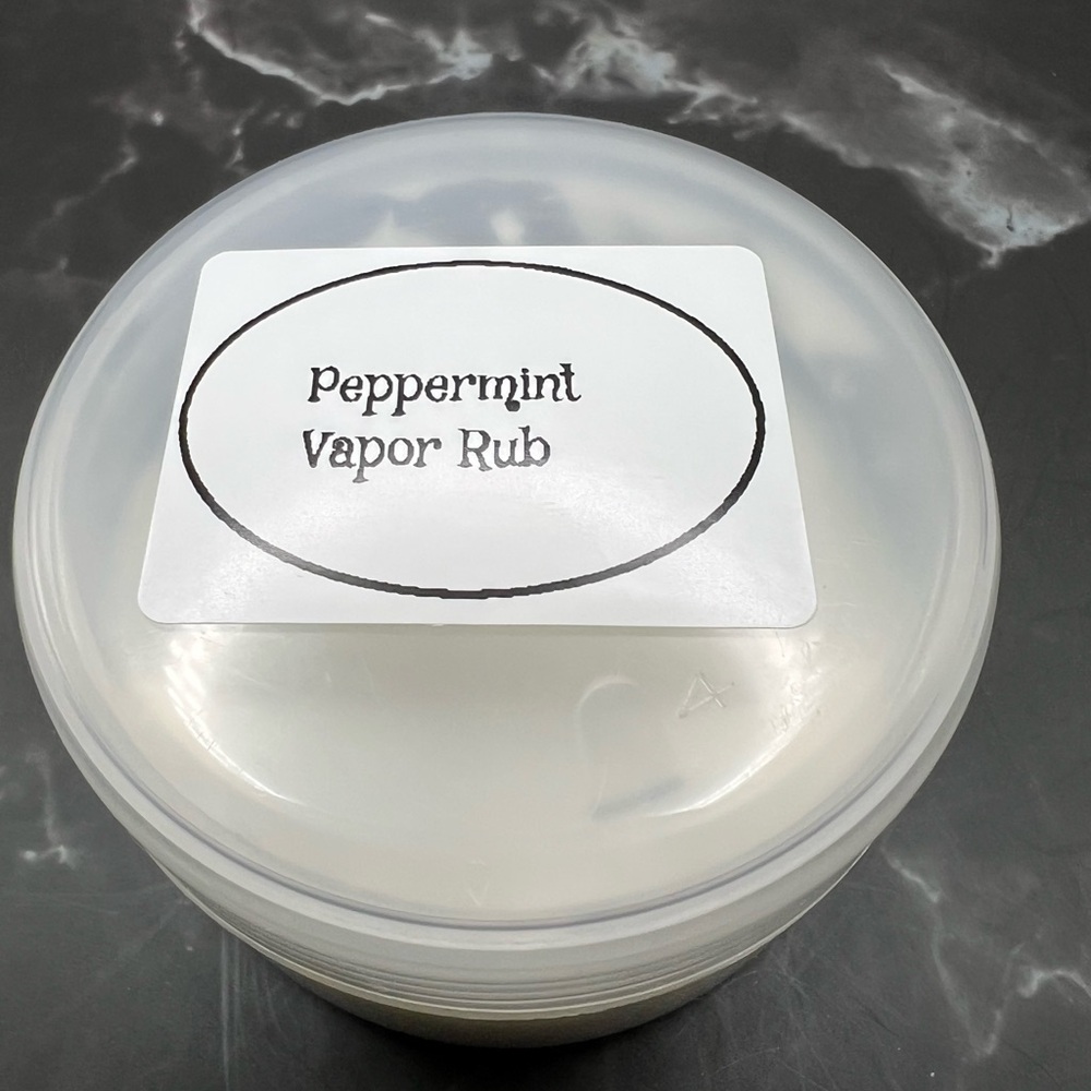 Peppermint Vapor Rub 4 ounces